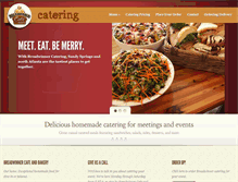 Tablet Screenshot of breadwinnercatering.com